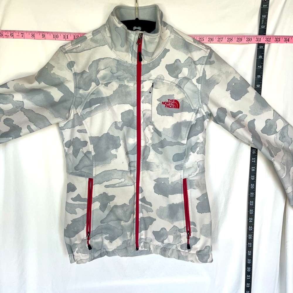 North Face zip jacket coat warm fleece waterproof